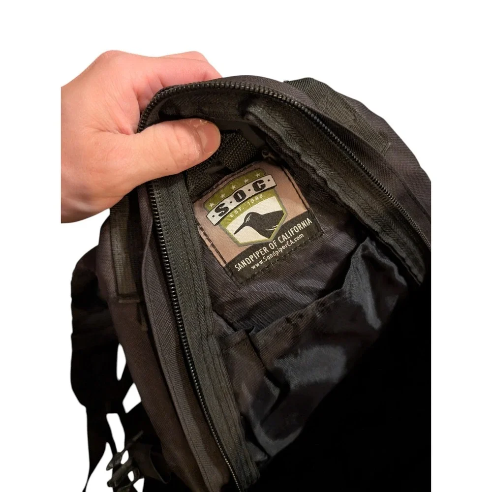 Backpack SOC Sandpiper of California Military Tactical Black Bugout‎ Bag Large